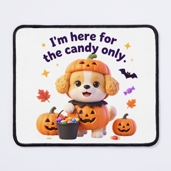 Item preview, I’m here for the candy only Cute Halloween Puppy designed and sold by HoMya.