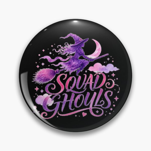 Item preview, Spooky Squad Ghouls Halloween Witch T-Shirt | Cute Witchy Halloween Design | Pink Purple Halloween Gift designed and sold by emiliacreations.