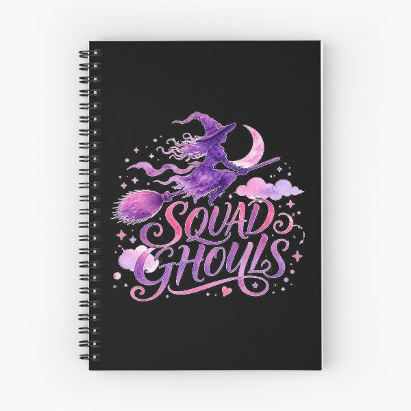 Item preview, Spooky Squad Ghouls Halloween Witch T-Shirt | Cute Witchy Halloween Design | Pink Purple Halloween Gift designed and sold by emiliacreations.