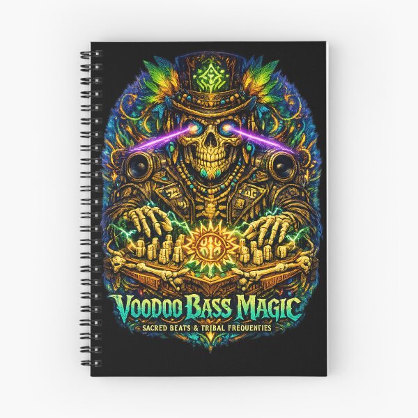 Item preview, Voodoo Bass Magic Sacred Tribal Frequencies DJ Art designed and sold by  ZenRave Designs.