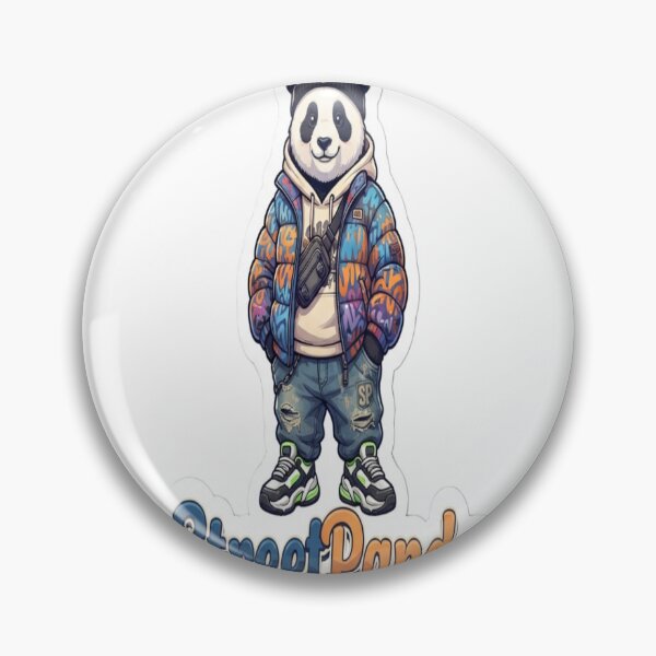 Item preview, Cool Urban Panda Sticker designed and sold by AdityaShop18.