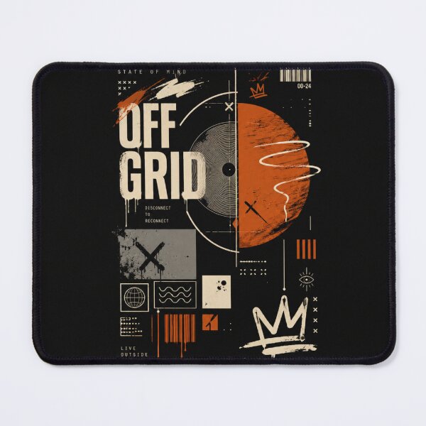 Item preview, Off Grid Urban Streetwear Graphic designed and sold by VYBORA Studio.