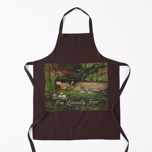 Item preview, I'm Literally Fine Shirt Funny Art Lover Gift Dark Academia T shirt Museum Aesthetic Tee designed and sold by LessIsLoud.
