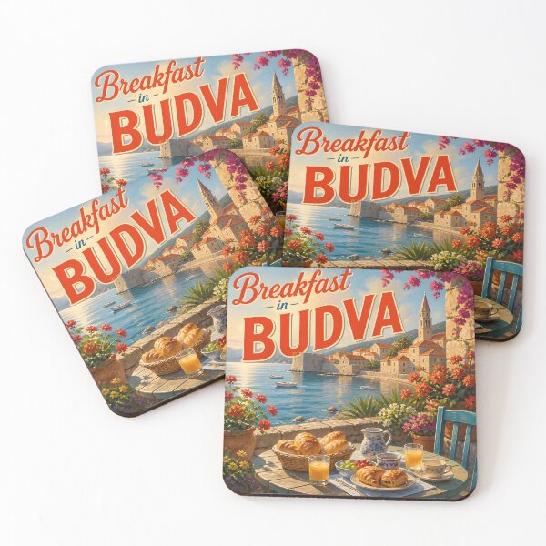 Item preview, Budva, Montenegro at Breakfast - Travel Destinations designed and sold by LSVart.