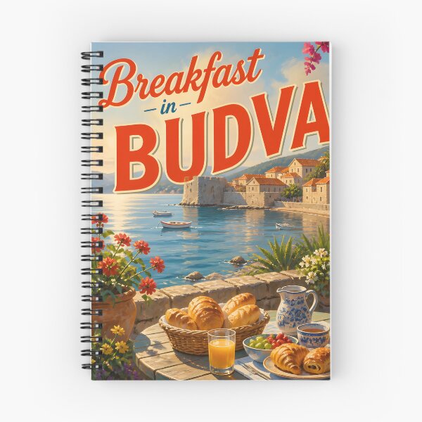 Item preview, Budva, Montenegro at Breakfast - Travel Destinations designed and sold by LSVart.