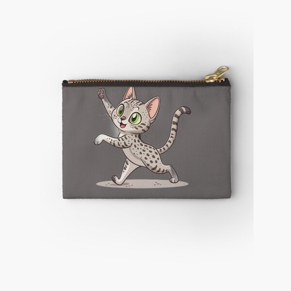 Item preview, Cute Kawaii Egyptian Mau Cat with Green Eyes designed and sold by Mousy17.