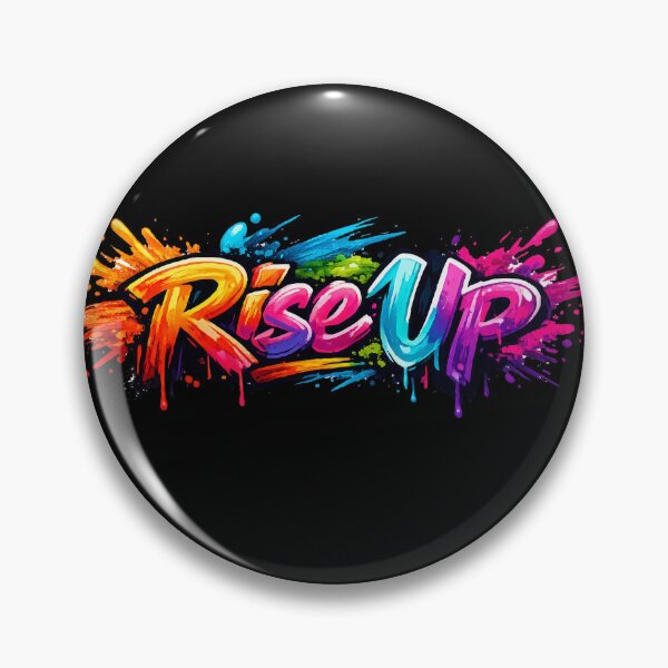 Item preview, Rise Up Graffiti Art — Colorful Paint Splash Street Style Typography designed and sold by lucidfrog.