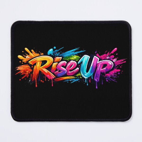 Item preview, Rise Up Graffiti Art — Colorful Paint Splash Street Style Typography designed and sold by lucidfrog.