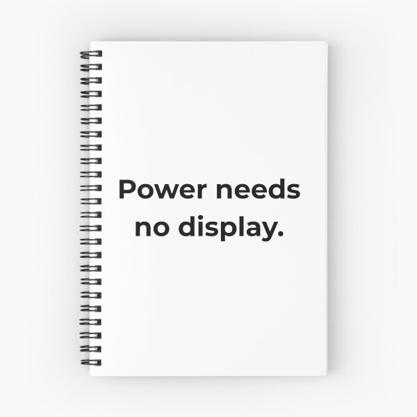 Item preview, Power needs no display. designed and sold by MPSTUDIOPL.