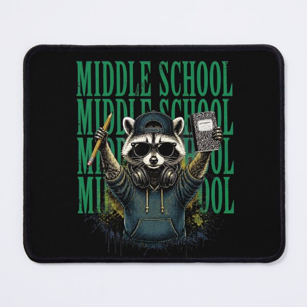 Item preview, Cool Raccoon Middle School Student Pencil Notebook Sunglasses designed and sold by Romeo-Circle.