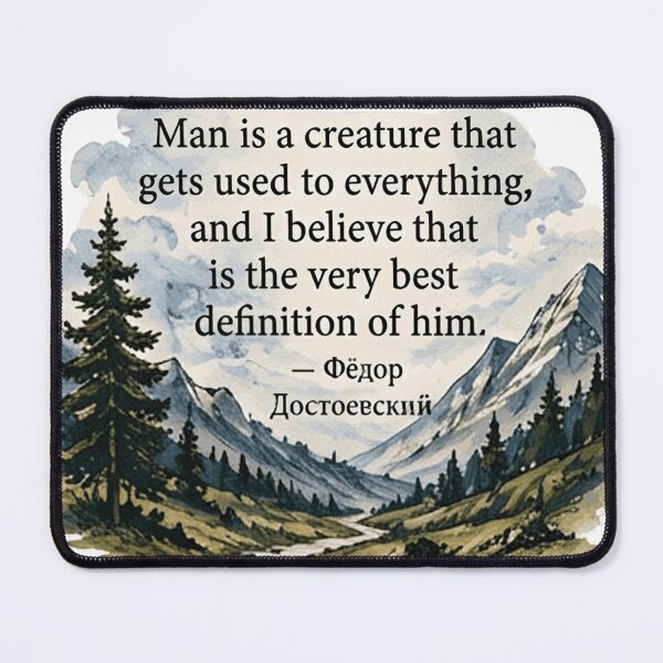 Item preview, Fyodor Dostoyevsky Quotes In Cryllic designed and sold by yunamaliskova.