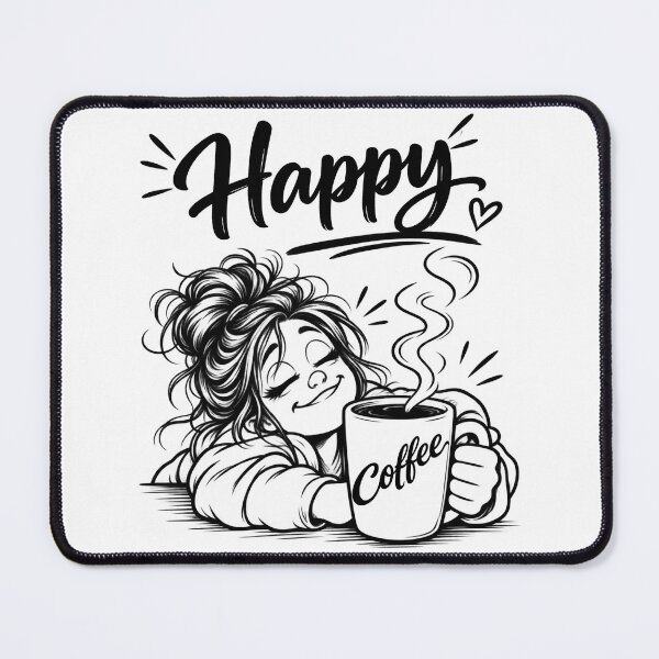 Item preview, Happy coffee connoisseur designed and sold by Fingolfins Welt.