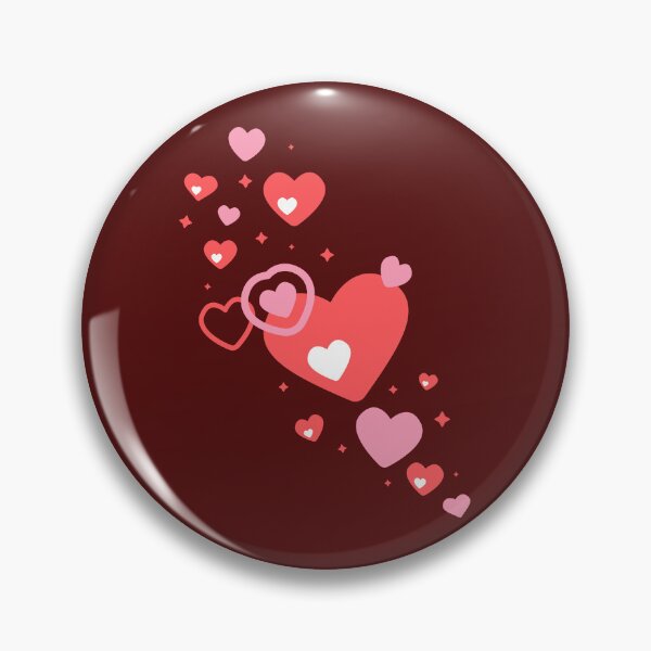 Item preview, Floating Hearts Trail Cute Pink Red Valentines Day designed and sold by SolutionsArt.