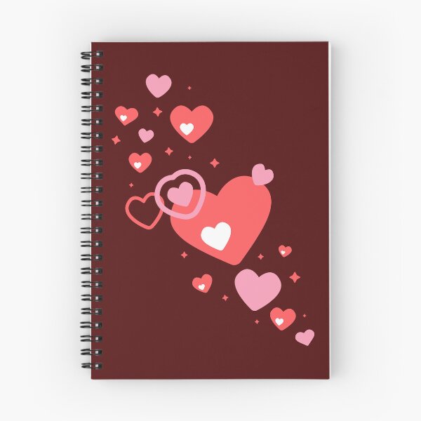 Item preview, Floating Hearts Trail Cute Pink Red Valentines Day designed and sold by SolutionsArt.