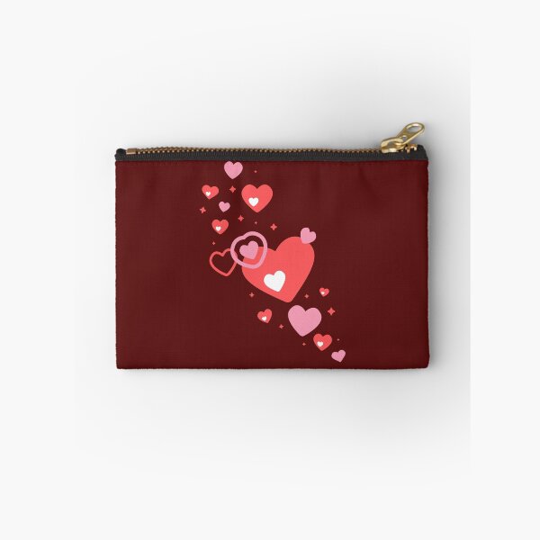 Item preview, Floating Hearts Trail Cute Pink Red Valentines Day designed and sold by SolutionsArt.