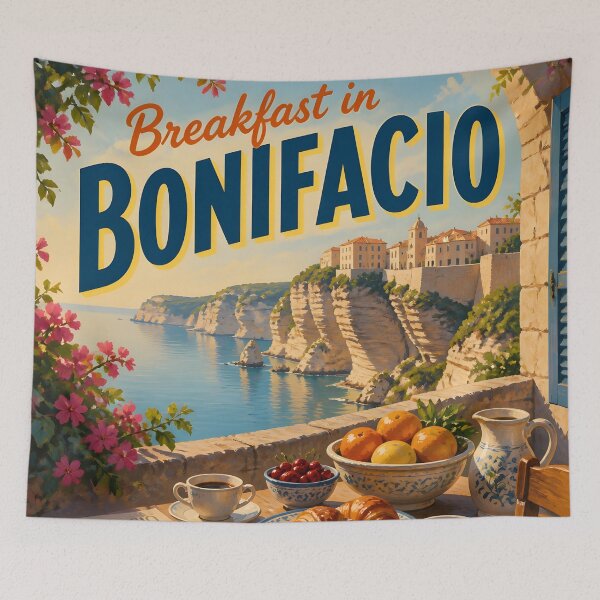 Item preview, Bonifacio, Corsica at Breakfast - Travel Destinations designed and sold by LSVart.