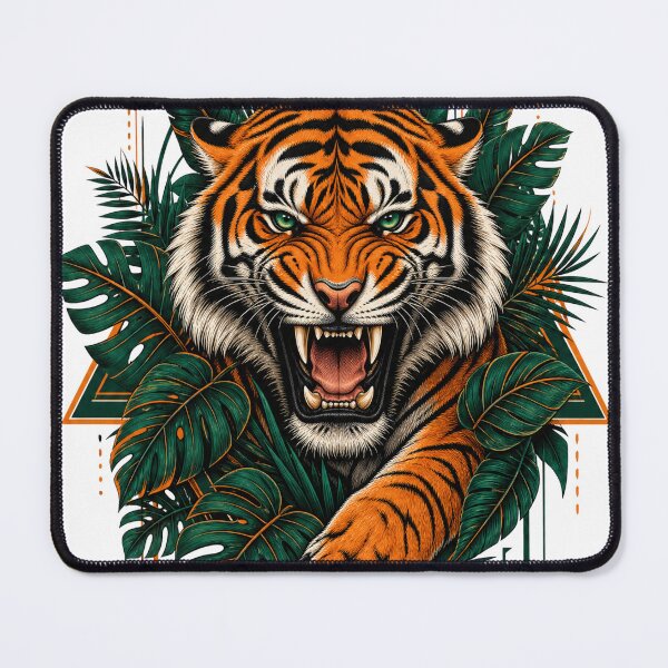 Item preview, Majestic Tiger | Fierce Wildlife Big Cat Graphic T-Shirt designed and sold by rushaib.