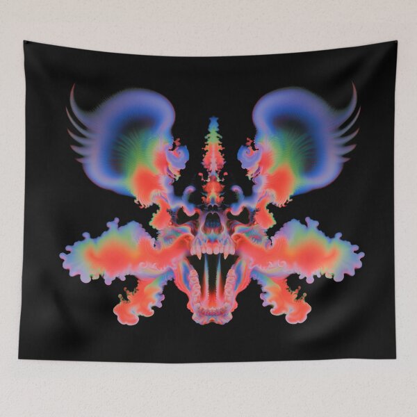 Item preview, Surreal skull art creative imagination vision and altered perception designed and sold by folskullyz.
