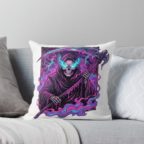 Item preview, Grim Reaper, Neon Style designed and sold by RisingWolfStudio.