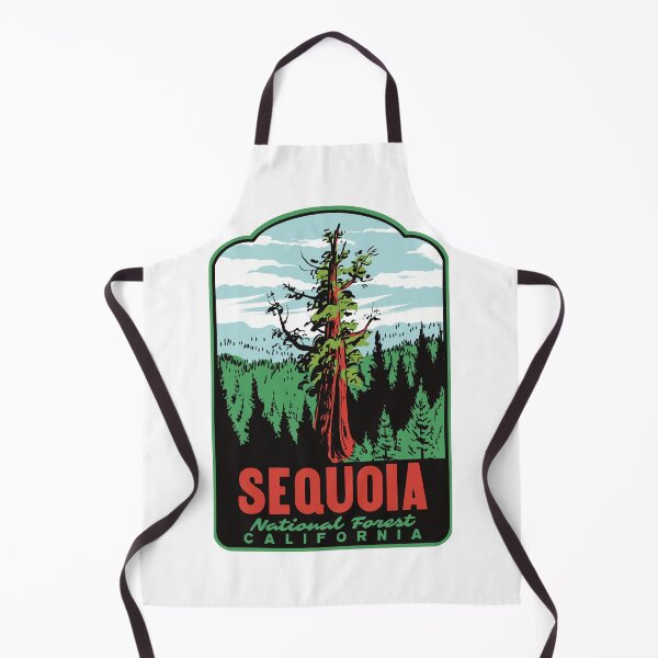 Item preview, Boole Tree Sequoia National Forest Retro Travel Art designed and sold by HalpinDesign.