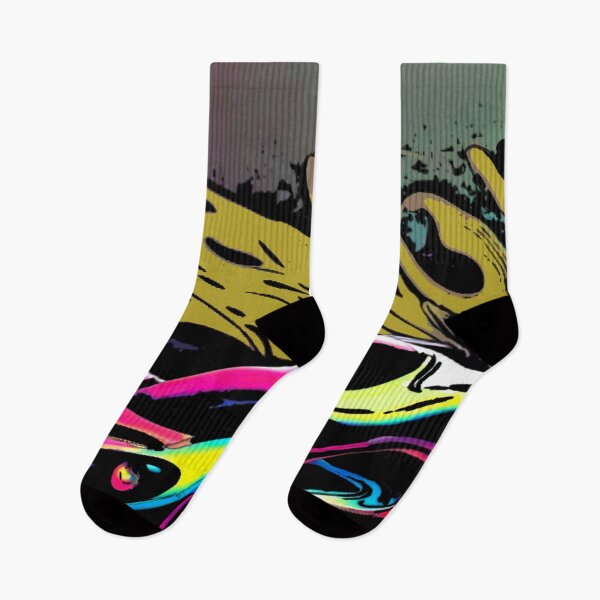 Item preview, Neon Rainbow Hypercar Abstract Liquid Splatter Art designed and sold by Nexus Space.
