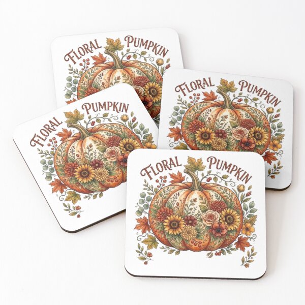 Item preview, Floral Pumpkin designed and sold by khalifadahmane.