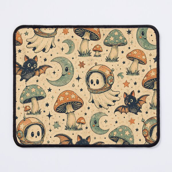 Item preview, Retro Comic Halftone Space Ghost Pattern designed and sold by Thai Vibe Studio.