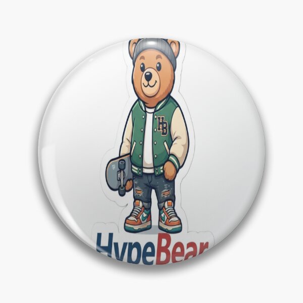 Item preview, HypeBear – Cool Streetwear Bear Sticker designed and sold by AdityaShop18.