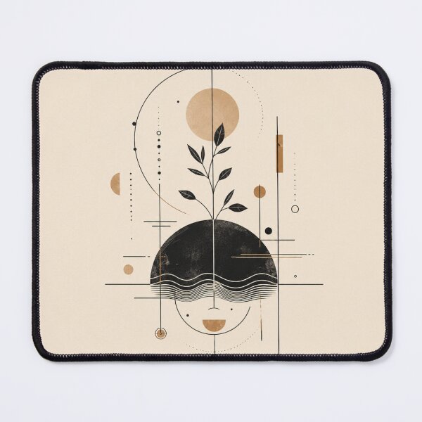 Item preview, Geometric Growth Minimalist Botanical Art designed and sold by VYBORA Studio.