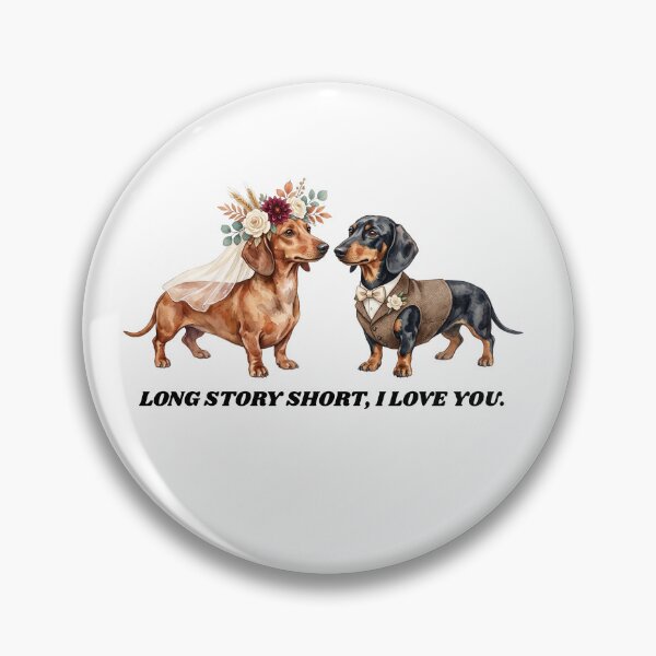 Item preview, Dachshund Wedding Couple designed and sold by Tiffany Roy.
