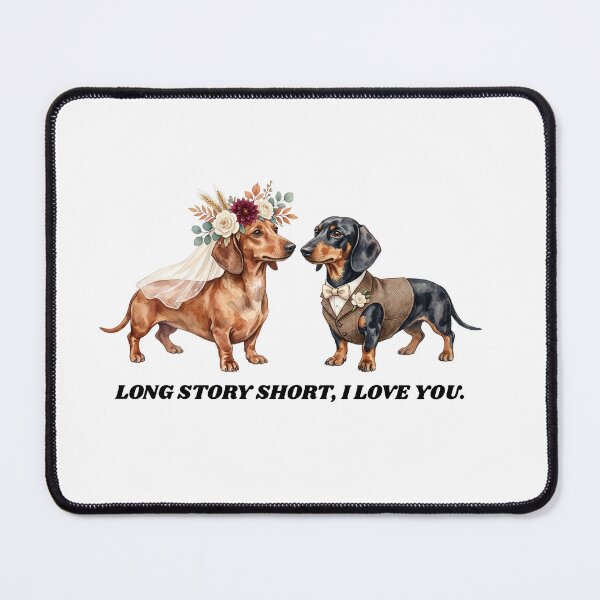 Item preview, Dachshund Wedding Couple designed and sold by Roy & Tiffany.