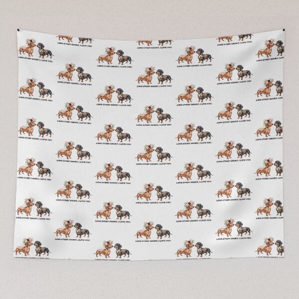 Item preview, Dachshund Wedding Couple designed and sold by Roy & Tiffany.
