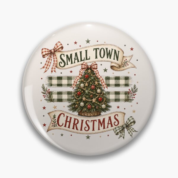 Item preview, Popular Small Town Christmas Dots Stripes Holly Jolly, Distressed Xmas, Funny Merry Santa designed and sold by Quiajia.
