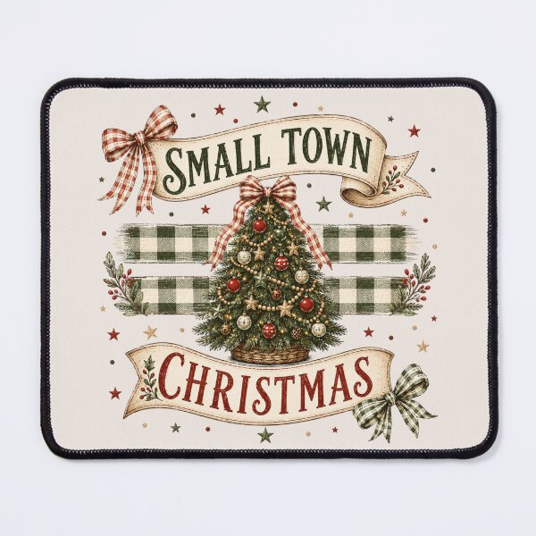 Item preview, Popular Small Town Christmas Dots Stripes Holly Jolly, Distressed Xmas, Funny Merry Santa designed and sold by Quiajia.