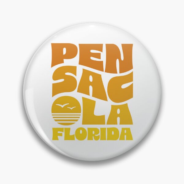 Item preview, Pensacola Stacked Design (Orange Sunset) designed and sold by Justin Ellis.