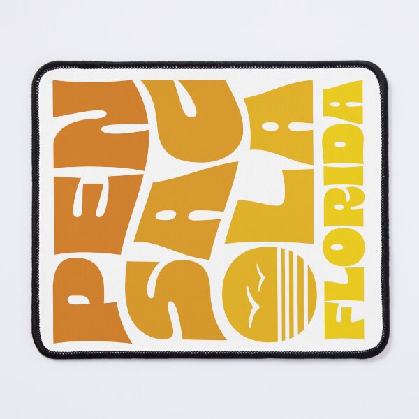 Item preview, Pensacola Stacked Design (Orange Sunset) designed and sold by Justin Ellis.