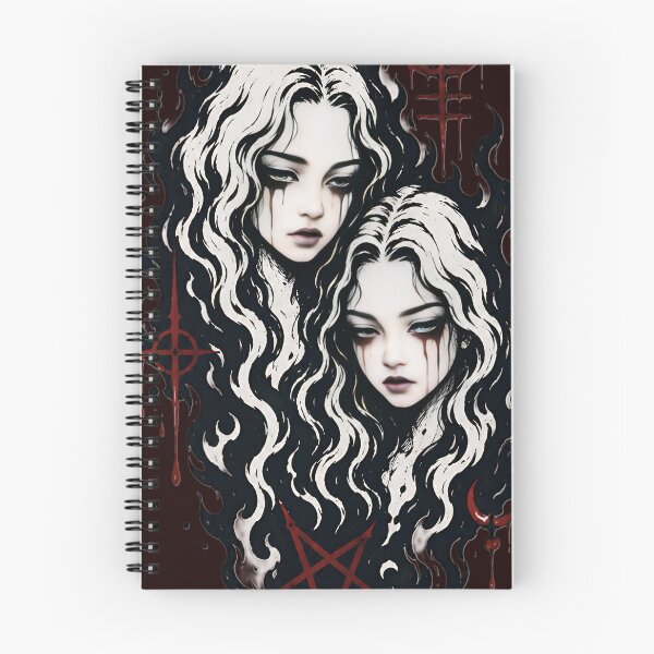 Item preview, Gothic Twin Girls Dark Art designed and sold by Peac7e.