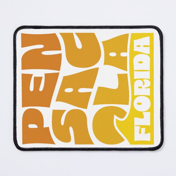 Item preview, Pensacola Stacked Design (Orange Wave) designed and sold by Justin Ellis.