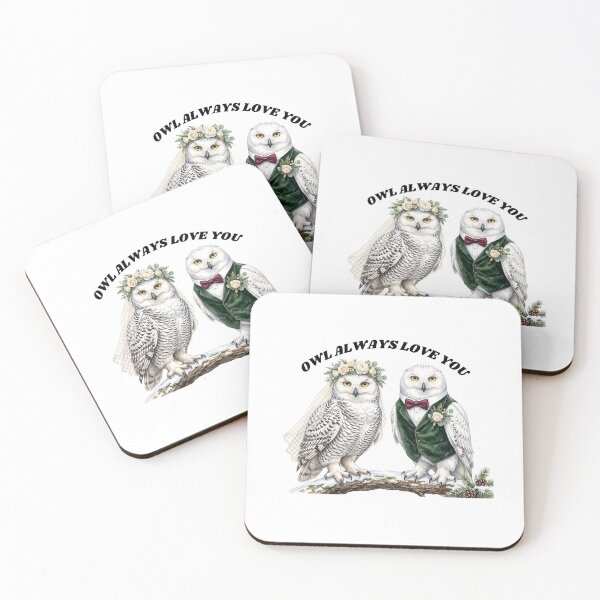 Item preview, Snowy Owl Wedding designed and sold by Roy & Tiffany.