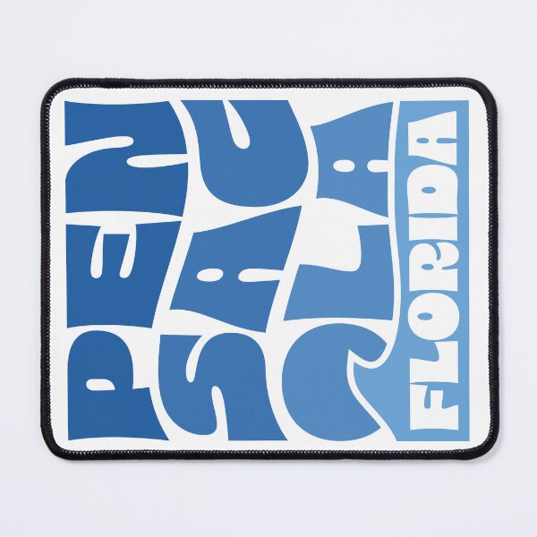 Item preview, Pensacola Stacked Design (Blue Wave) designed and sold by Justin Ellis.