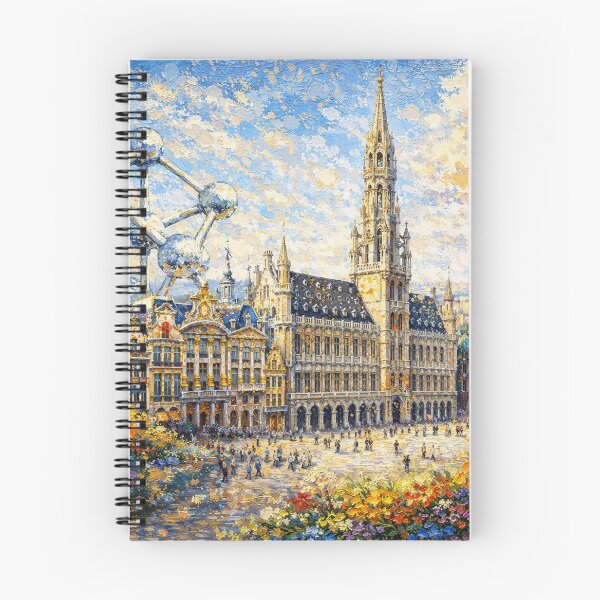 Item preview, A painting of Brussels, Belgium – A Beautiful City in Europe. designed and sold by GalleryKauffeld.