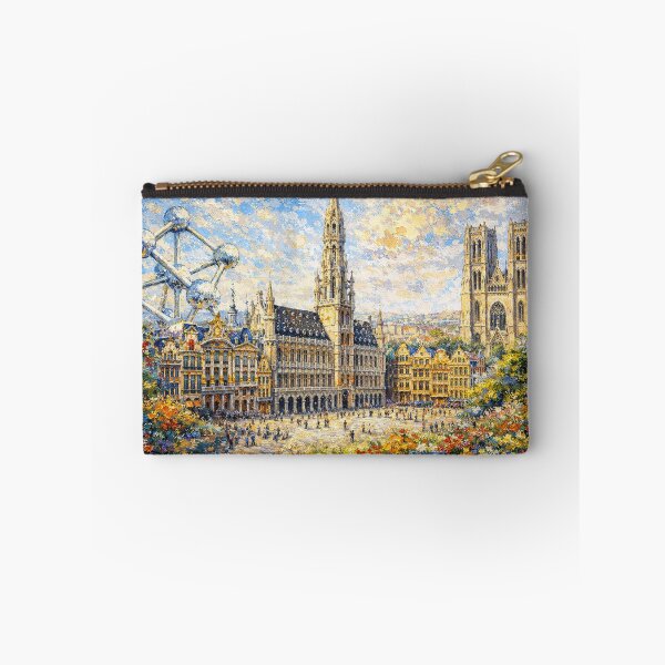 Item preview, A painting of Brussels, Belgium – A Beautiful City in Europe. designed and sold by GalleryKauffeld.