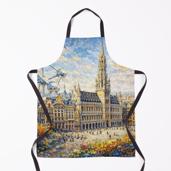 Item preview, A painting of Brussels, Belgium – A Beautiful City in Europe. designed and sold by GalleryKauffeld.