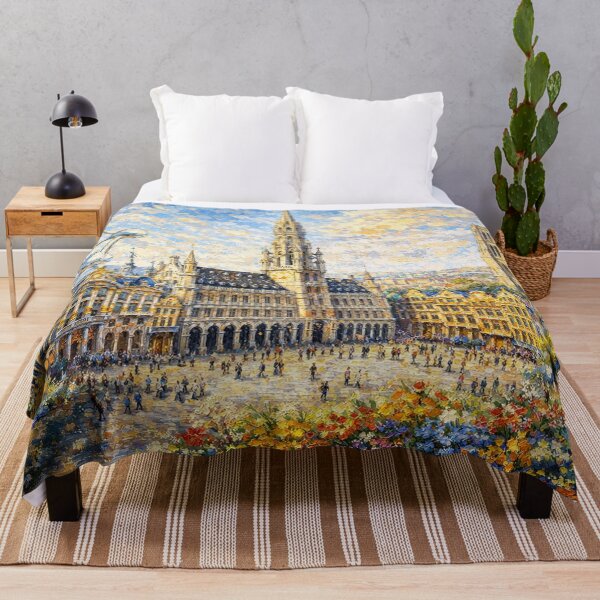 Item preview, A painting of Brussels, Belgium – A Beautiful City in Europe. designed and sold by GalleryKauffeld.