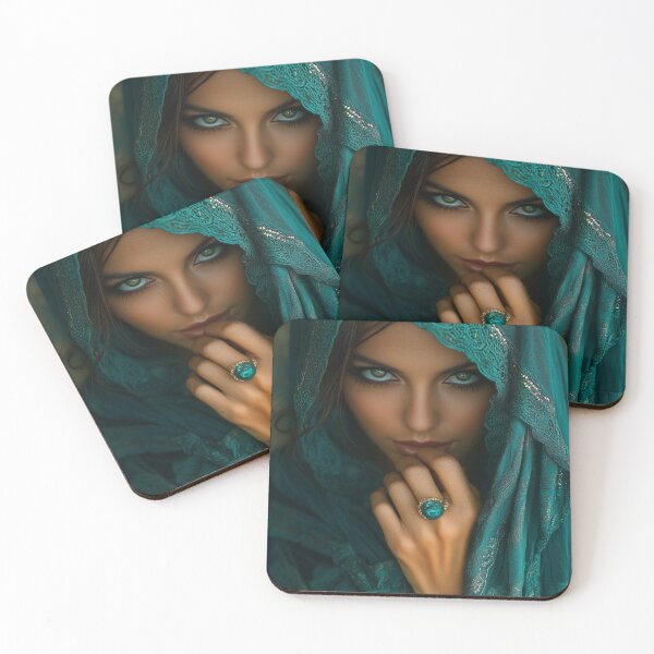 Item preview, Seductive Amina - Traditional Garb in Teal  designed and sold by Synth Seduction.