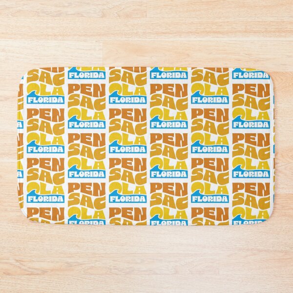 Item preview, Pensacola Stacked Design (Full-Color Wave) designed and sold by Justin Ellis.