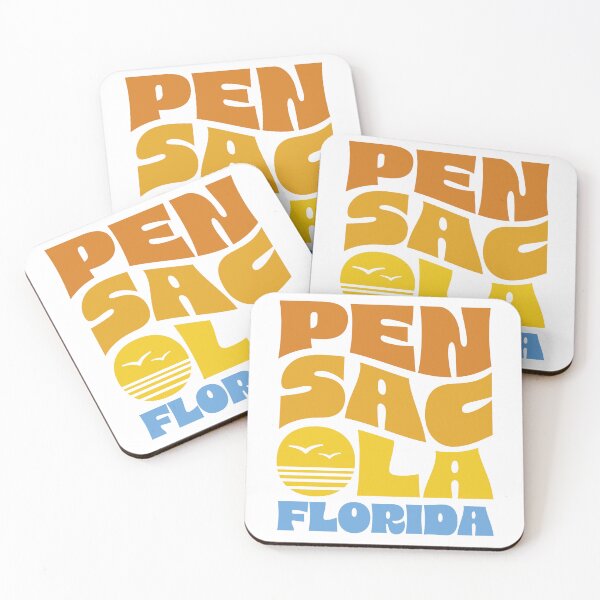 Item preview, Pensacola Stacked Design (Full-Color Sunset) designed and sold by Justin Ellis.