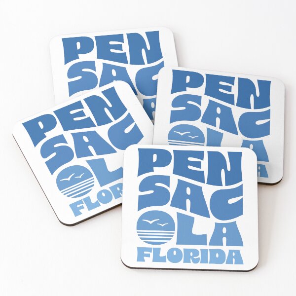 Item preview, Pensacola Stacked Design (Blue Sunset) designed and sold by Justin Ellis.