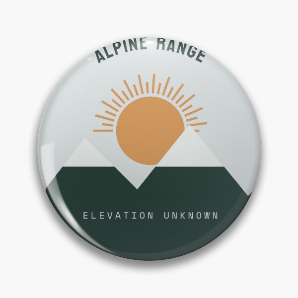 Item preview, Alpine Range Badge designed and sold by besiwashere.