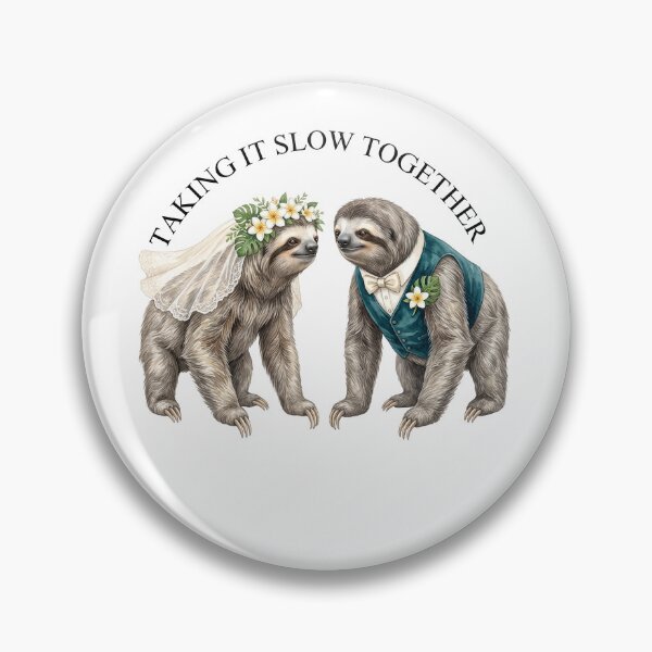 Item preview, Sloth Wedding Couple designed and sold by Roy & Tiffany.
